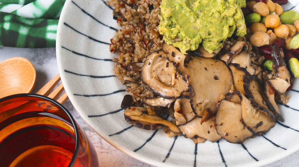 Olive Tofu Buddha Grain Bowl