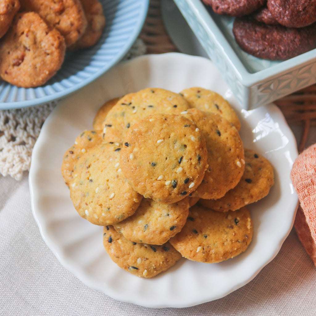 [ WellSmoocht Hari Raya 2024 ] Orange Blossom Sesame Cookies